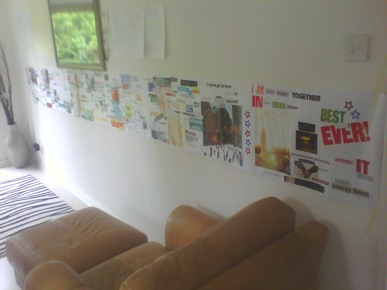 Vision Wall Poems by Clarabelle Completed