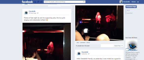 Clarabelle facebook page