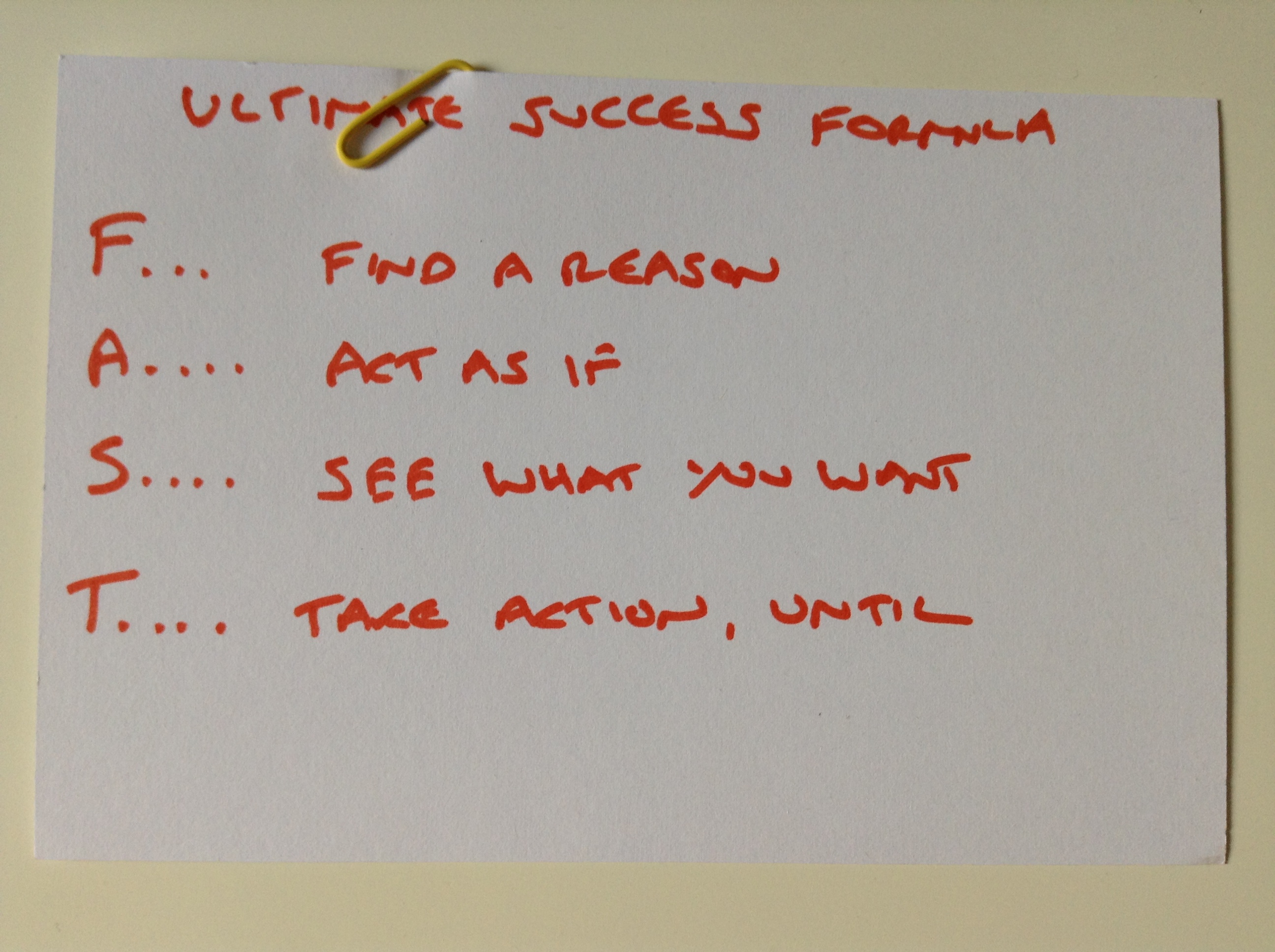FAST Ultimate Success Formula