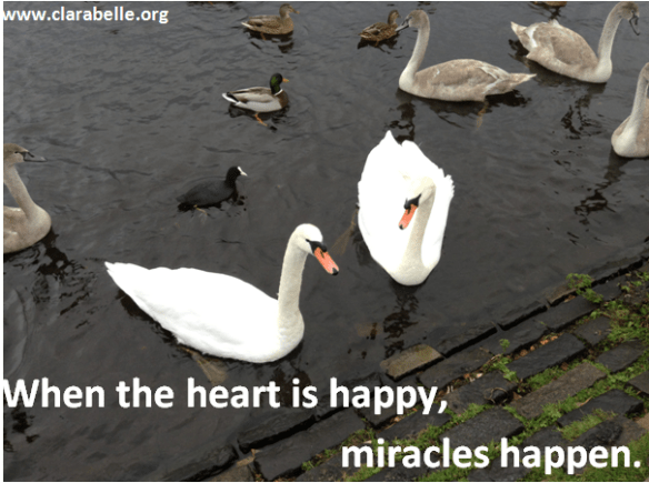 When the heart is happy