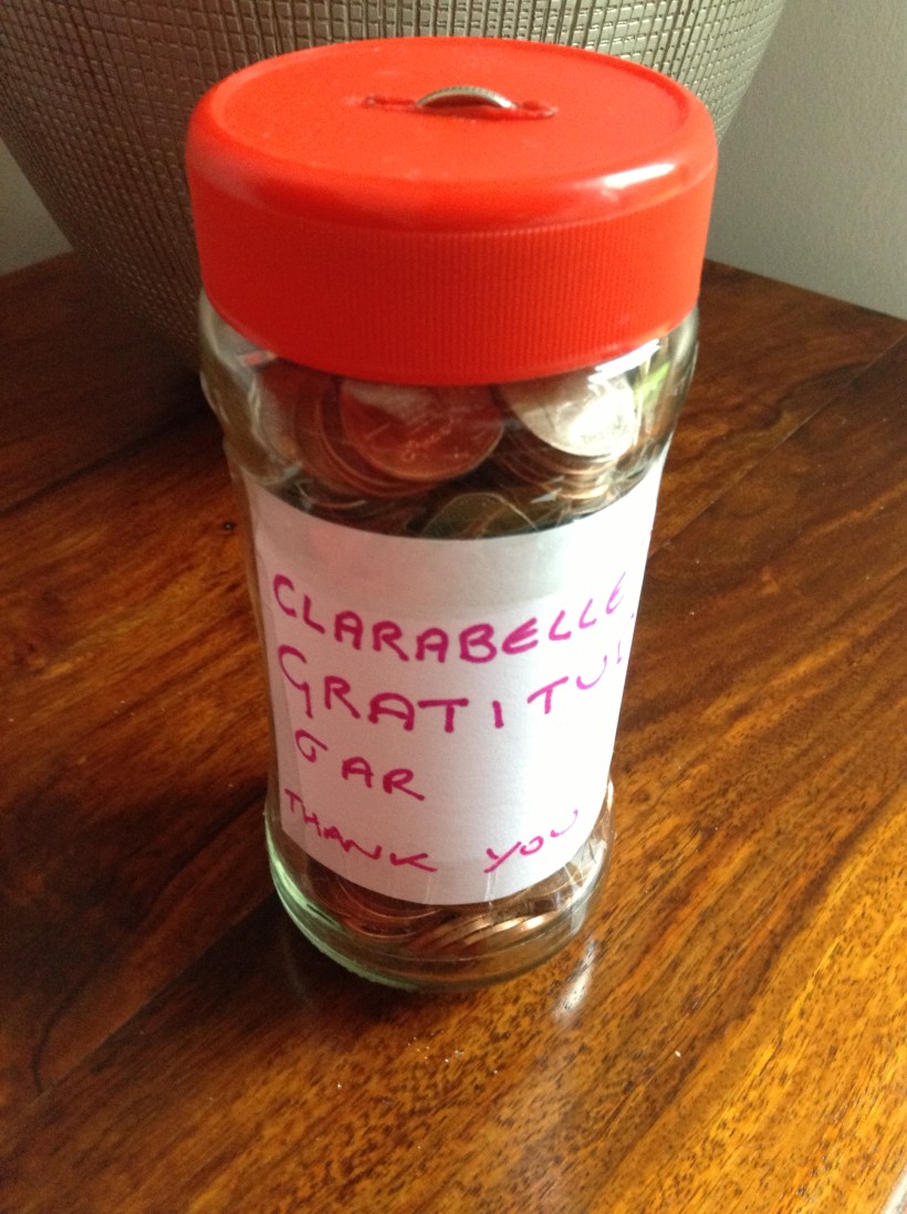 Clarabelle's Gratitude Penny Jar