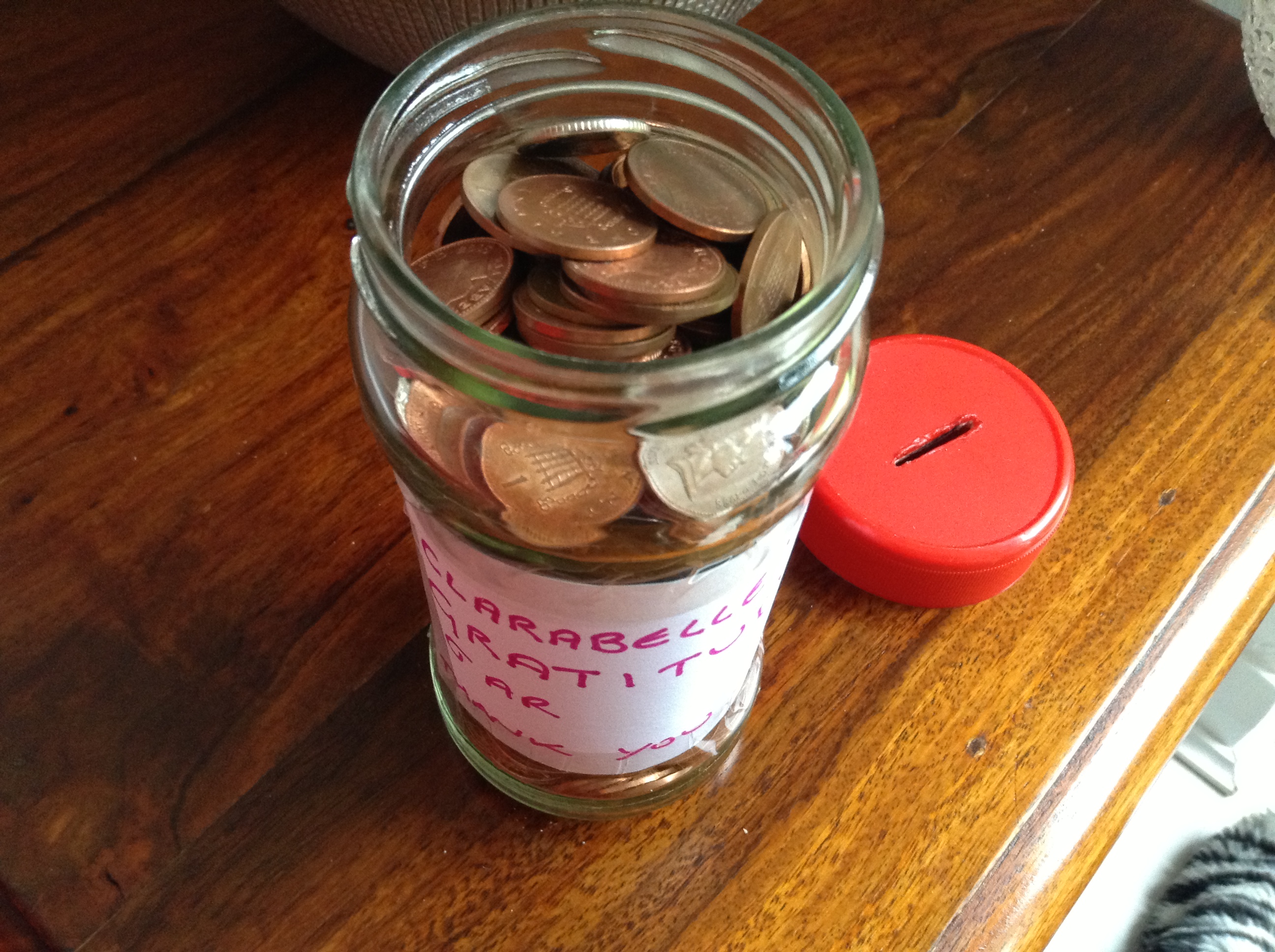 Gratitude Penny Jar