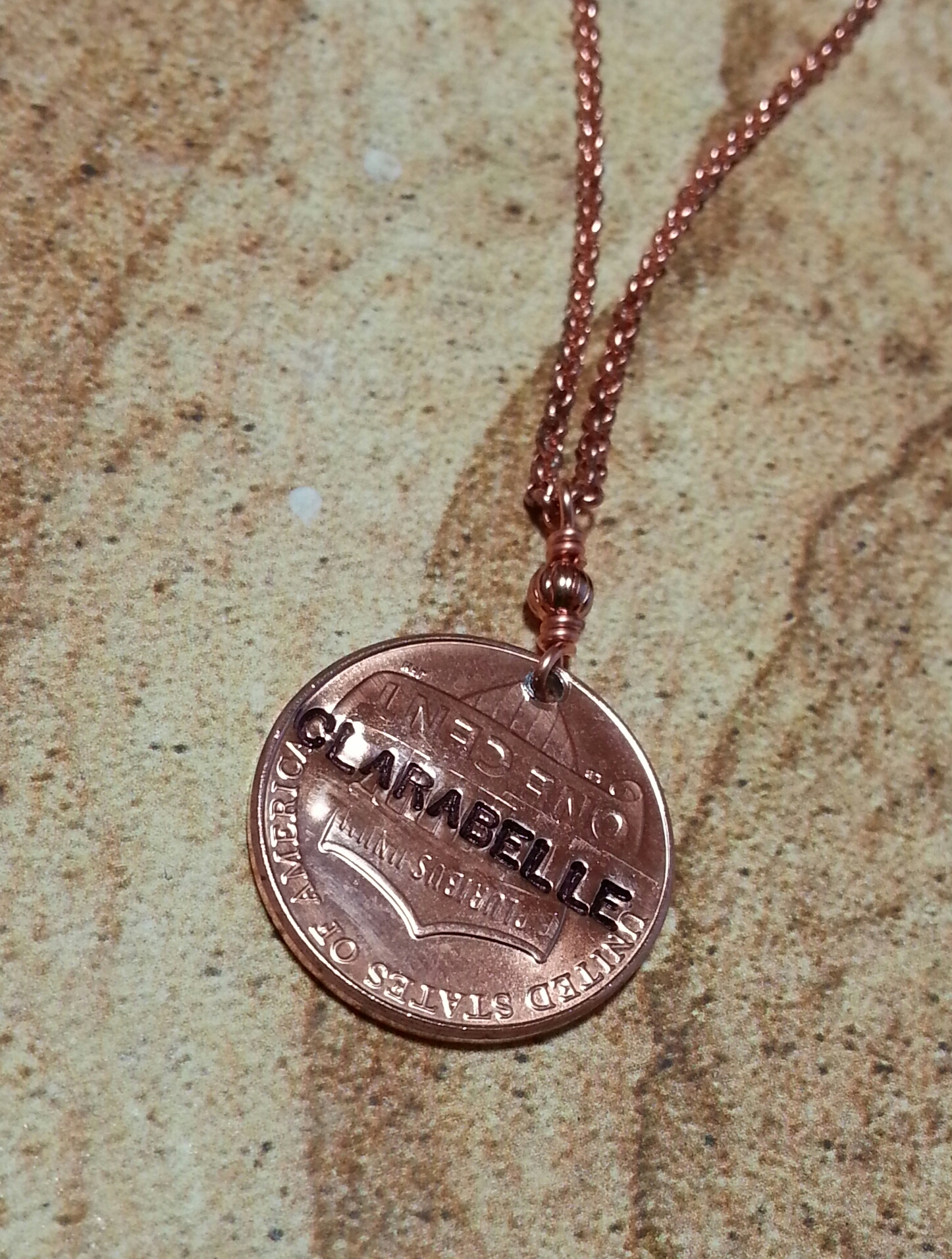 Clarabelle's Wish Upon A Penny necklace