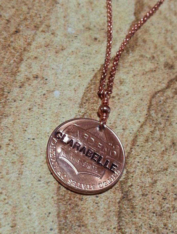 Clarabelle's Wish Upon A Penny necklace