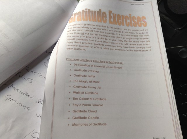 Gratitude ebook exercises