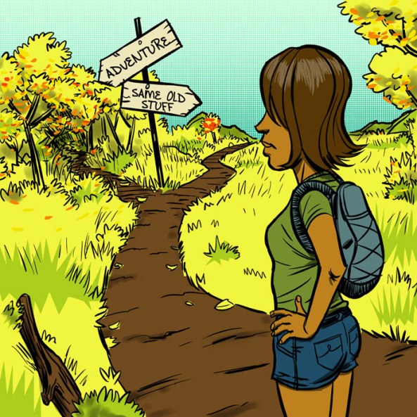 the road less travelled