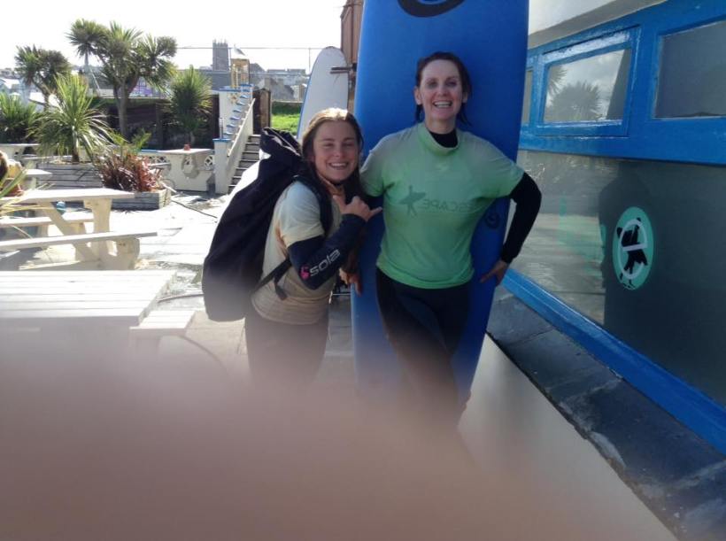 Surfing lessons in Newquay