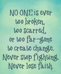 determined spirit - never lose faith