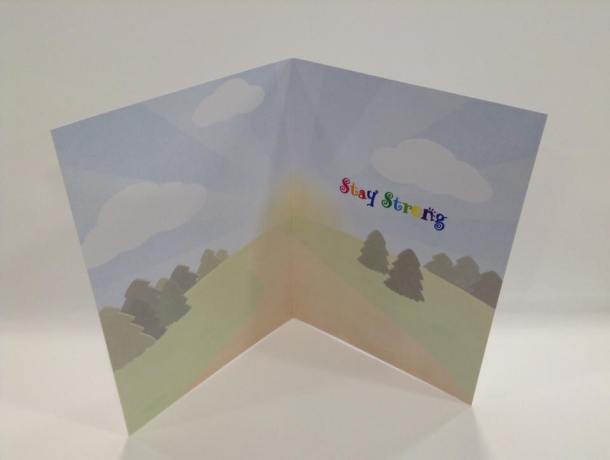 Stay Strong Greetings Card